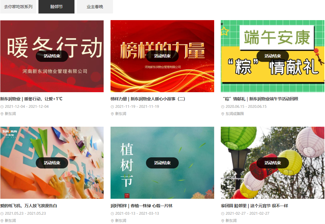 新东润网站建设 | 地产行业品牌营销网站