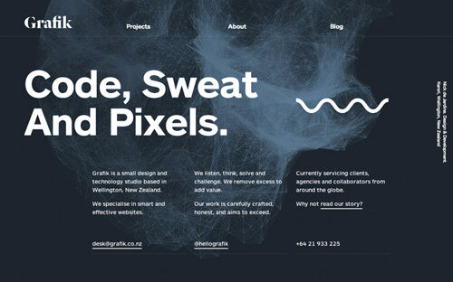 Landing page designs - Minimal Design
